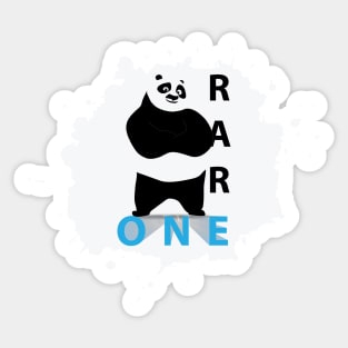 Rare One Panda Sticker